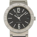 Pre-Owned  Bulgari BB33BSS  stainless steel self-winding boys black dial watch (Good)