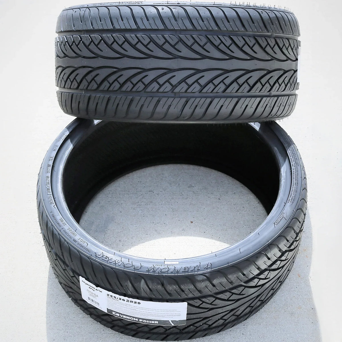 Pair of 2 () Venom Power Ragnarok Zero 255/30R20  92W  A/S Performance Tire Fits: 2016-23 Audi  Quattro Base