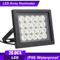 Walmeck Professional Camara Light 20pcs  Night Vision Wide Angle Long Outdoor Waterproof for  Camera