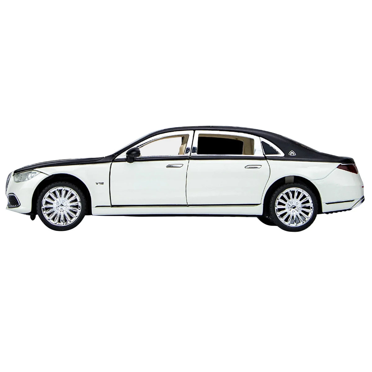 Sound & Light Alloy Metal 1/24 Car Model Gift Collection For Benz Maybach S680