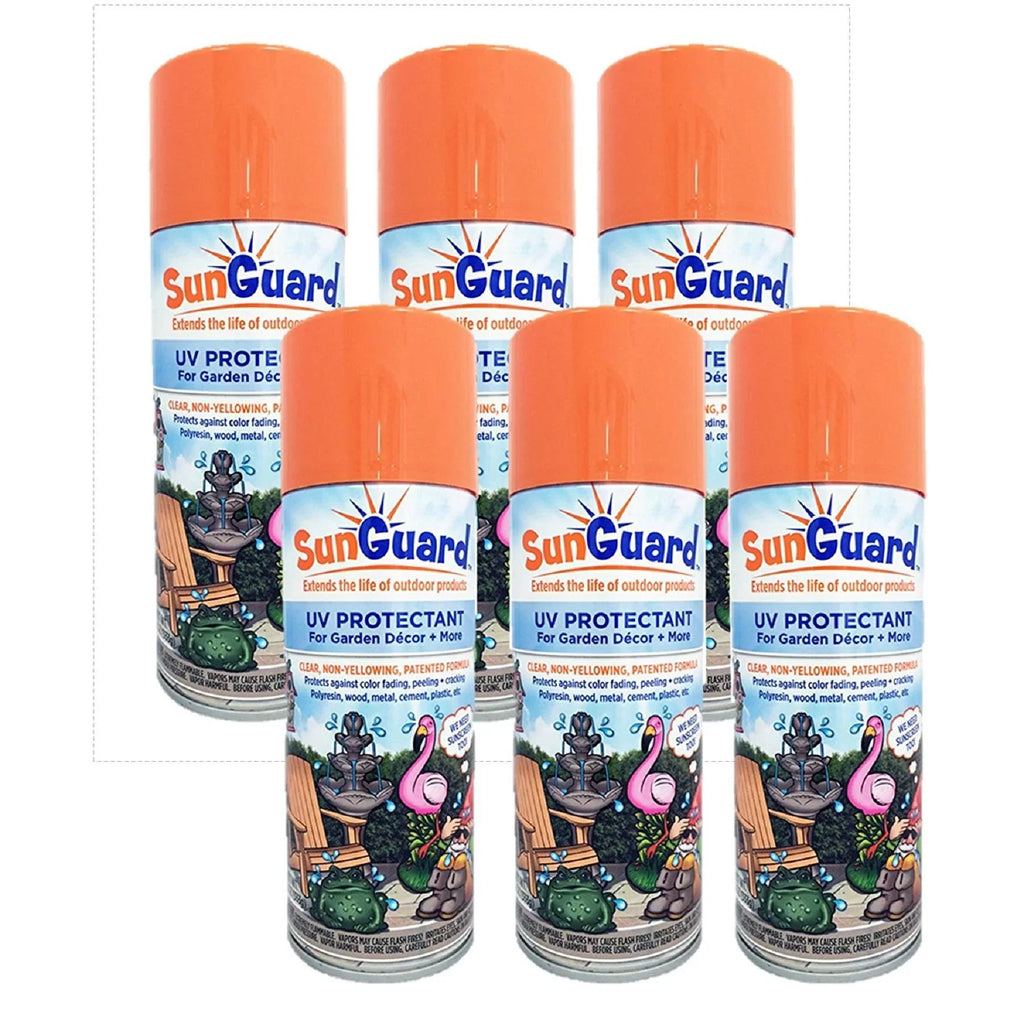 Protectant Spray for Outdoor Decor, Furniture & More (6-Pack) Prevents Fading Peeling and Cracking