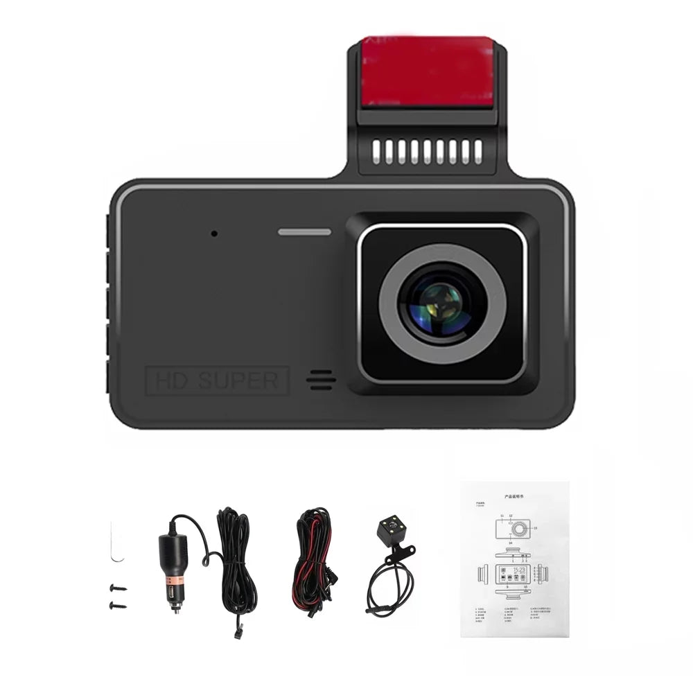 Tomshoo 1080P  Dash Camera, Car Dashcam Driving Recorder, Touchscreen, Night Vision, Loop Recording
