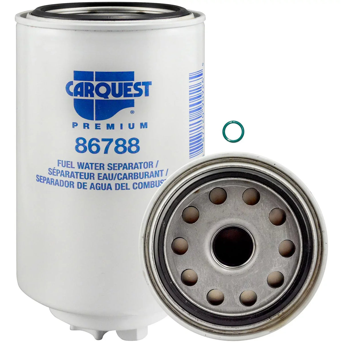 Carquest Premium Fuel/Water Separator Spin-on with Drain and Sensor Port Fits select: 2006-2007   UD1200, 2005   UD1300