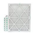 18x24x2  10 Pleated  Furnace Air Filters by Glasfloss Industries. ( 8 Pack ) Exact Size: 17-1/2 x 23-1/2 x 1-3/4