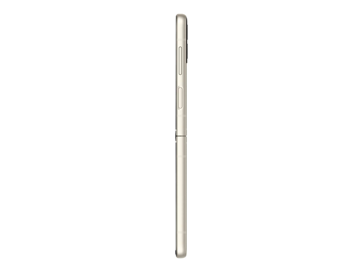 Samsung Galaxy Z Flip3 5G - 5G smartphone - dual- -  8  / Internal Memory 128  -  display - 6.7" - 2640 x 1080 pixels (120 Hz) - 2x rear cameras 12 , 12  - front camera 10  - cream
