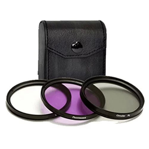 Olympus -550  Appropriate 3-Piece Multiple Coated Filter Kit 52mm + 3pc Cleaning Kit