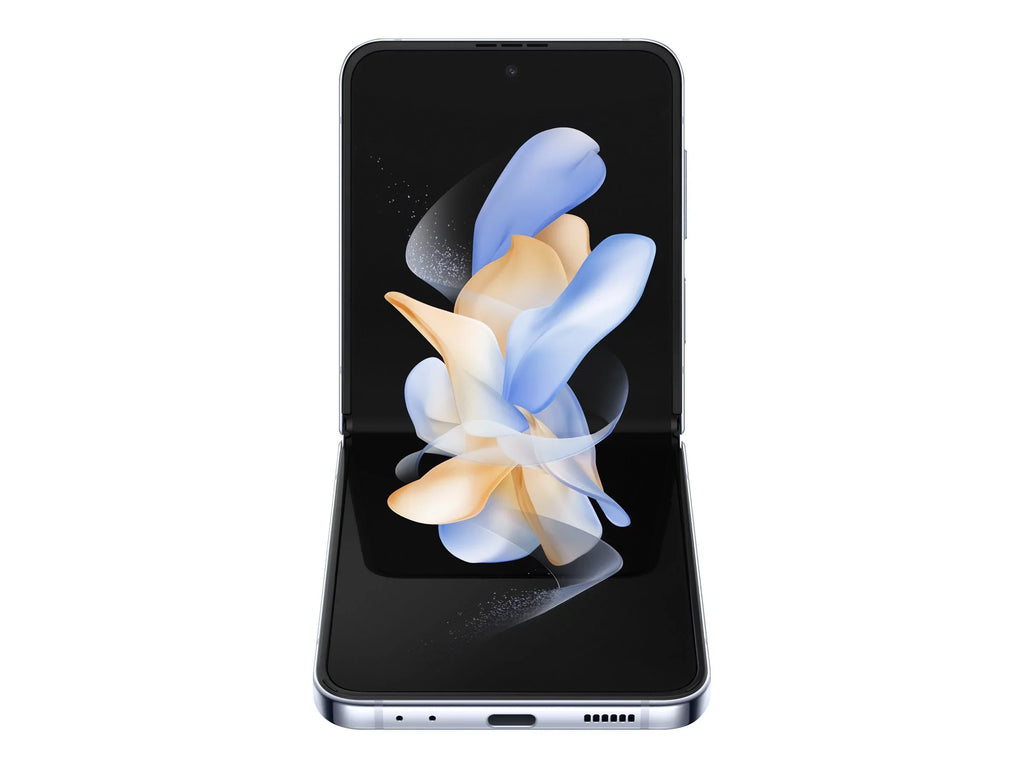 Samsung Galaxy Z Flip4 - 5G smartphone - dual- -  8  / Internal Memory 256  -  display - 6.7" - 6.7" - 2640 x 1080 pixels 2640 x 1080 pixels (120 Hz) - 2x rear cameras 12 , 12  - front camera 10  - blue