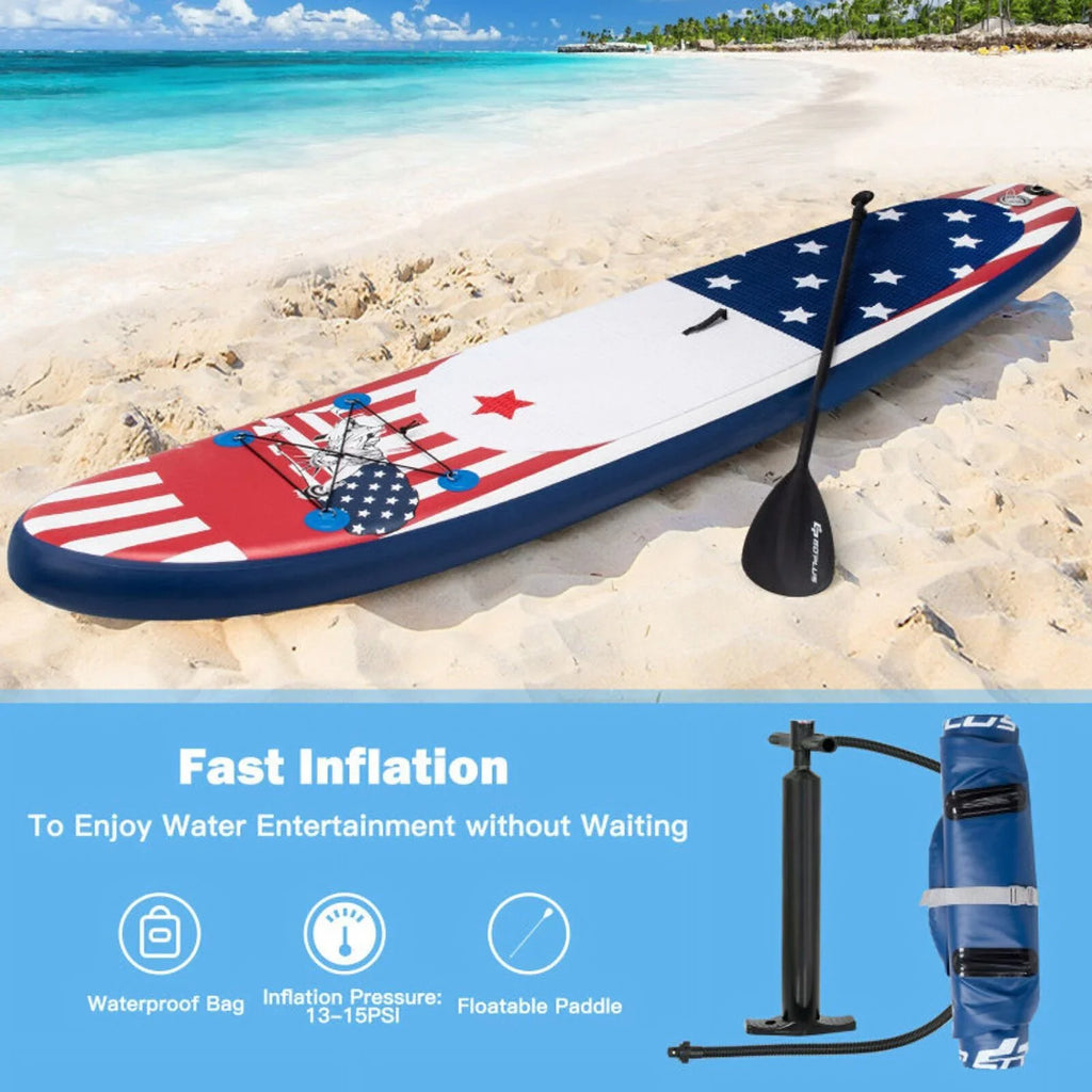 Premium Inflatable Stand Up Paddle Board - Comes with a carry backpack for transportation - 24.0 - Discover ultimate stability and versatility on the water!