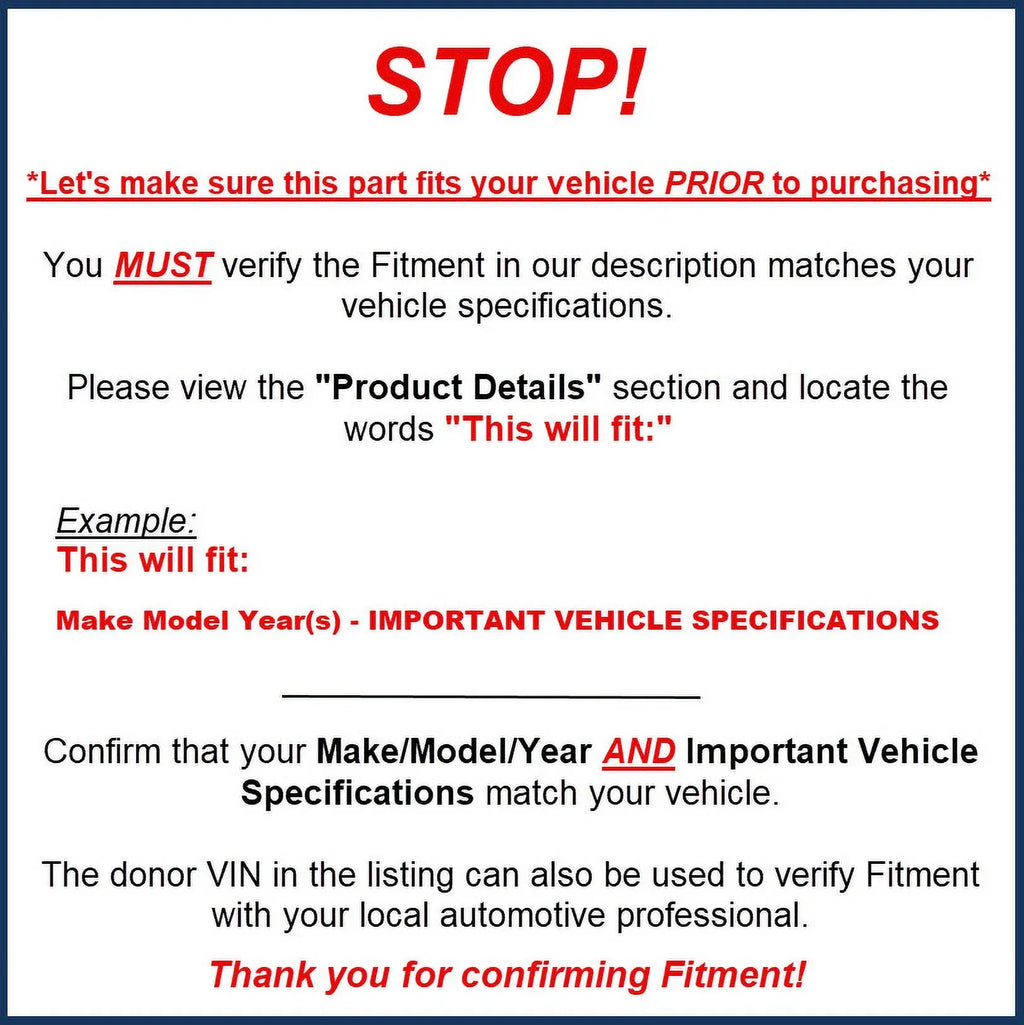 Pre-Owned 2019 Jeep Compass Rear View Backup Camera 04672771AB 93K  (Good)
