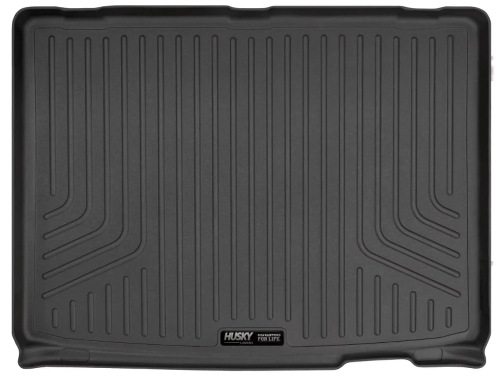 Husky by RealTruck Weatherbeater Series Cargo Liner behind 3rd Row Black Compatible with 21 Chevrolet Suburban/ Yukon  Compatible with select: 2021-2023 Cadillac Escalade