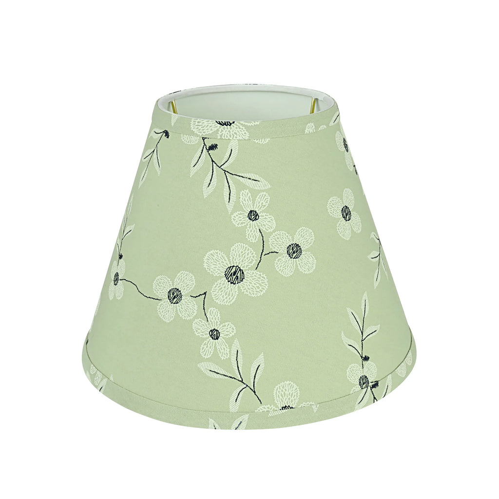 Aspen Creative 59103 Transitional Hardback Empire Shape  Construction Lamp Shade in Light Green, 10" Wide (5" x 10" x 8")