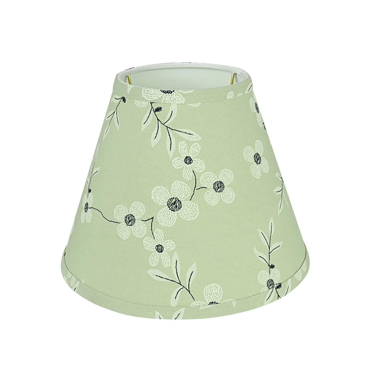 Aspen Creative 59103 Transitional Hardback Empire Shape  Construction Lamp Shade in Light Green, 10" Wide (5" x 10" x 8")