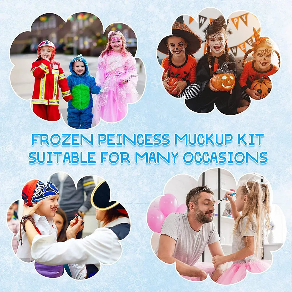 Kids Makeup Kit for Girl, Washable Makeup Set for Girls, Real Makeup for Kids, Girl Toys Princess Children Play Makeup Kit with Cosmetic Case Birthday for 3 4 5 6 7 8 9 10 11 12 Years Old Girls