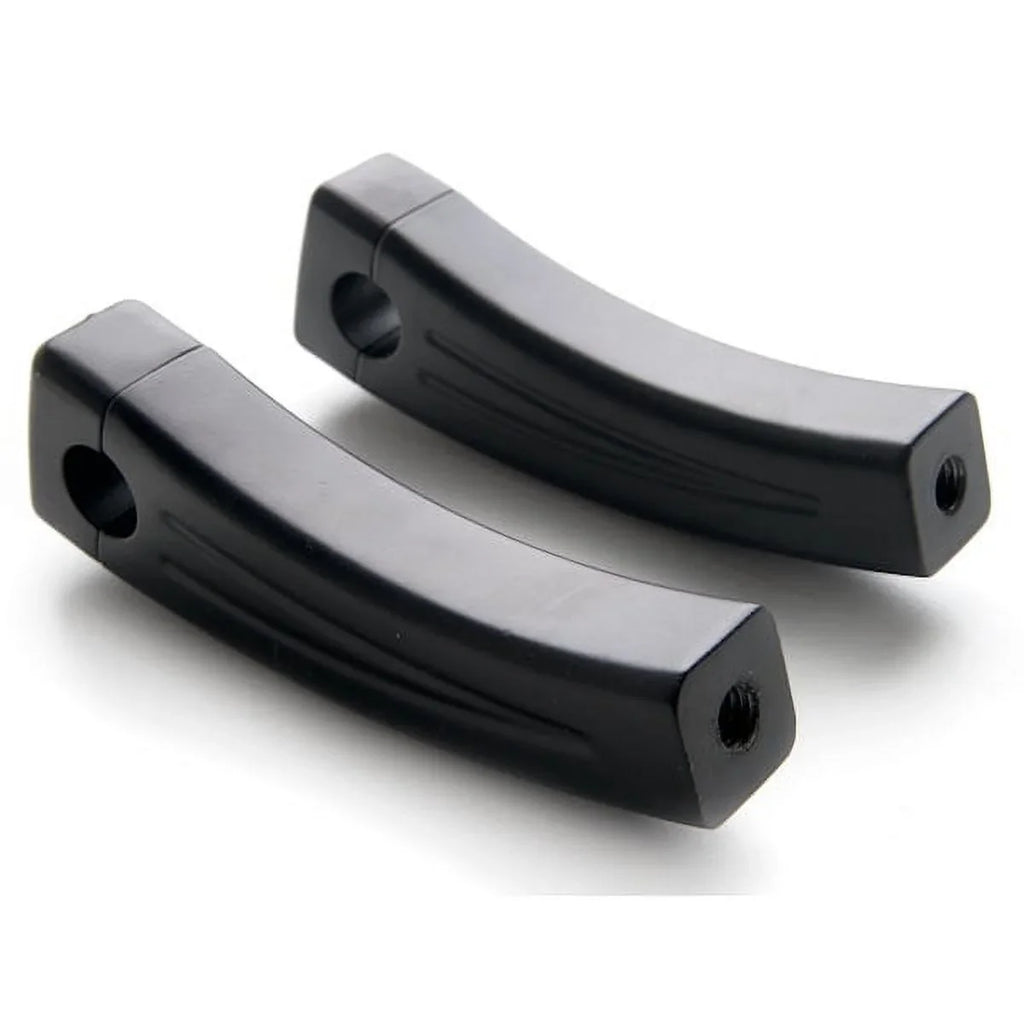 Krator 5.5" Black Bike Handlebar Pullback Risers 7/8" Compatible with Ducati Monster 620 696 750 796 900 1000 1100 S2R