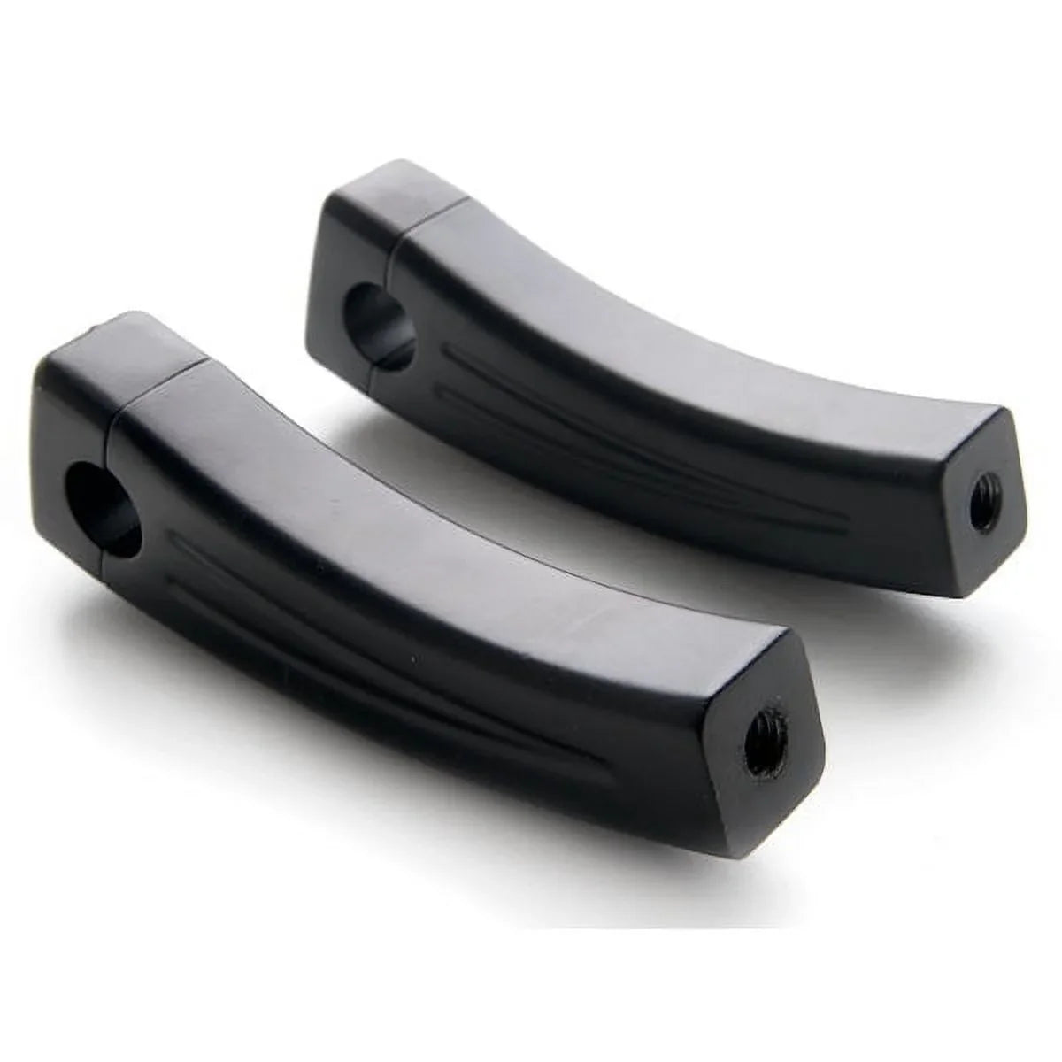 Krator 5.5" Black Bike Handlebar Pullback Risers 7/8" Compatible with Ducati Monster 620 696 750 796 900 1000 1100 S2R
