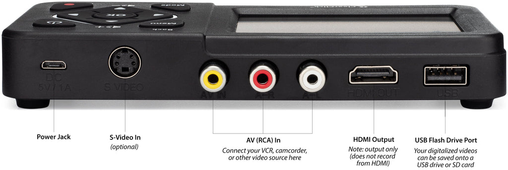 ClearClick Video to Digital Converter 2.0 (Second Generation) - Record Video from 's,  Tapes, , , Hi8, Camcorder, , Gaming Systems (Bundle Edition)