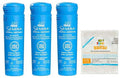 Serene Mineral Cartridge King Technology 01-14-3812 Replacement with Bonus Frog Maintain Non-Chlorine Shock (3-Pack)
