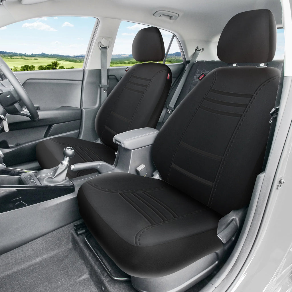 Genuine Dickies 2 Piece Aquablock Universal Car Seat Covers, Gray