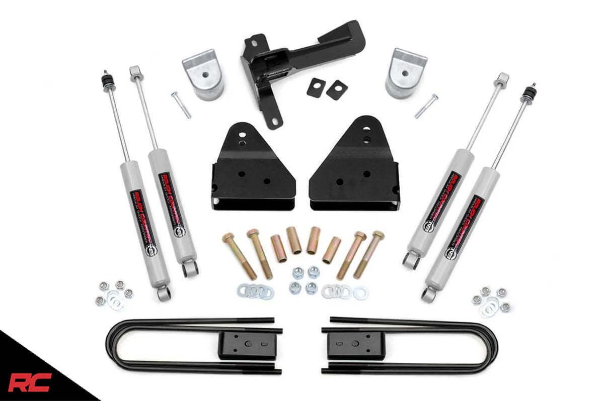 Rough Country 3" Lift Kit (fits) 2008-2010 Super Duty F250 F350 4WD | N3 Shocks | Suspension | 516.20