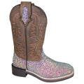 Smoky Mountain Girls' Ariel Western Boot Broad Square Toe Pink 2 D(M)