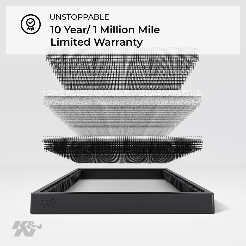 K&N VF2066 Cabin Air Filter Fits select: 2015-2019 - C