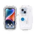 40M131ft Waterproof Phone Case Diving Case Smartphone Underwater Housing Protective Case with Red Filter Neck Strap Cleaning Cloth Replacement for 14/ 14 / 13/ 13 / 12/ 12 P