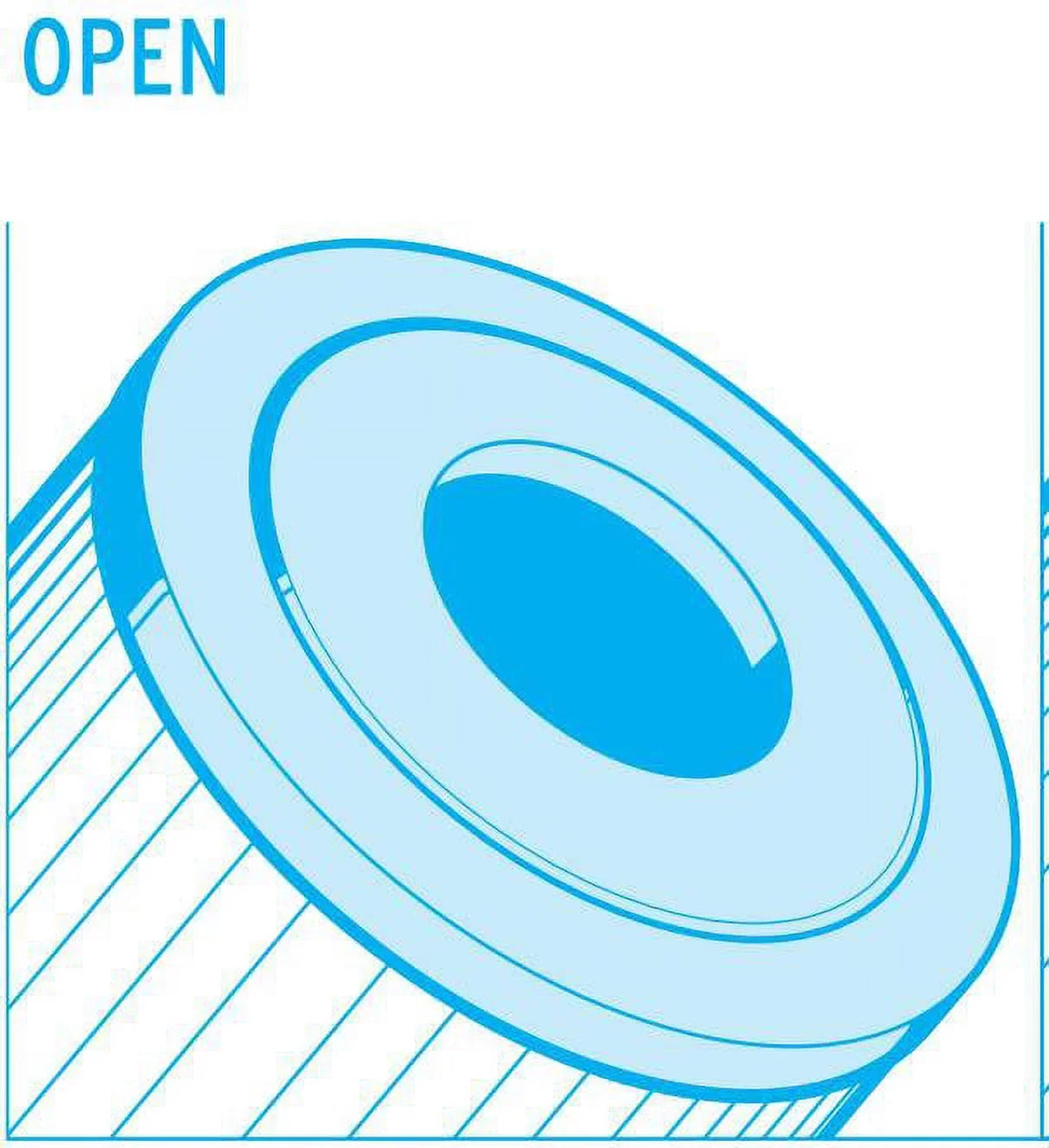 Unicel C-7697 Spa Pool Replacement Cartridge Filter Harmsco / 155 -6115