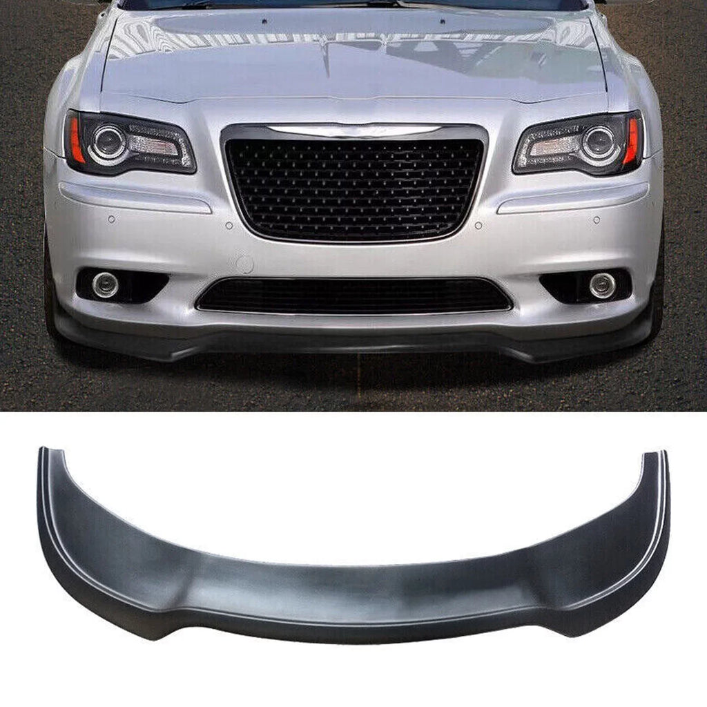 Front Bumper Lower Lip for 2015-2022 Chrysler 300  Sedan Matte Black