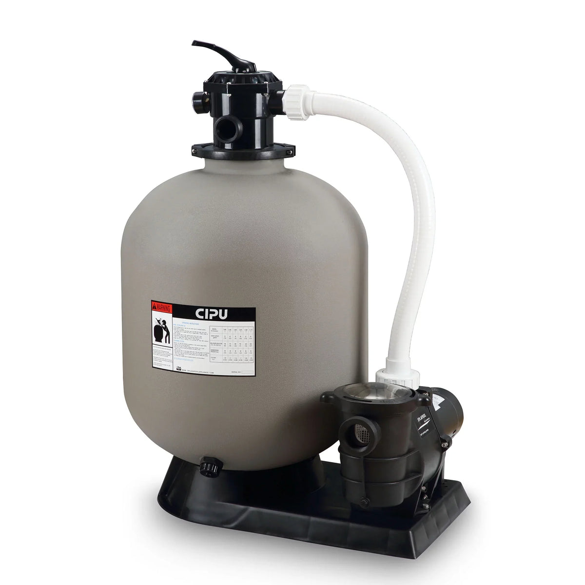 Northlight 24-Inch Above Ground Swimming Pool Sand Filter System with 1.5  Pump