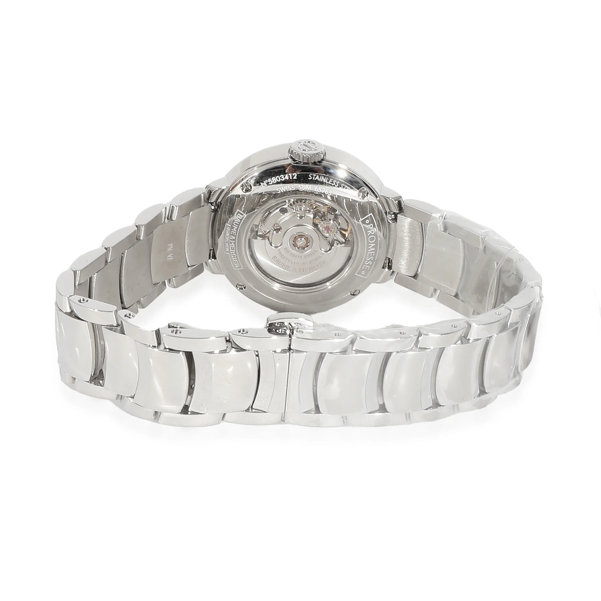 Baume & Mercier Promesse MOA10182 Women's Watch in  Stainless Steel Pre-Owned