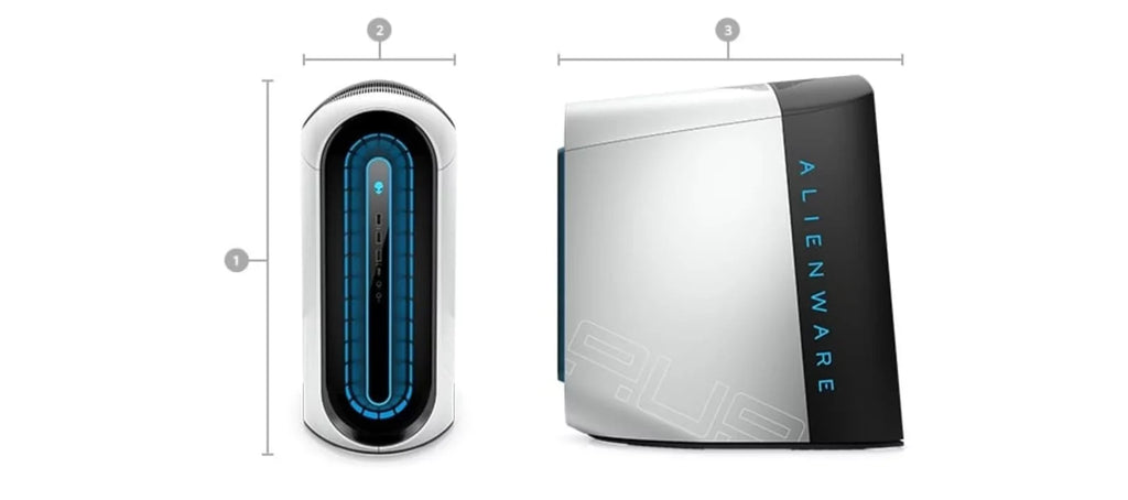 Restored Dell Alienware Aurora R12 Gaming Desktop (2021) | Core i9 - 1TB  + 1TB  - 32GB  - 3080 Ti | 8 Cores @ 5.3 GHz - 11th Gen  - 12GB GDDR6X (Refurbished)