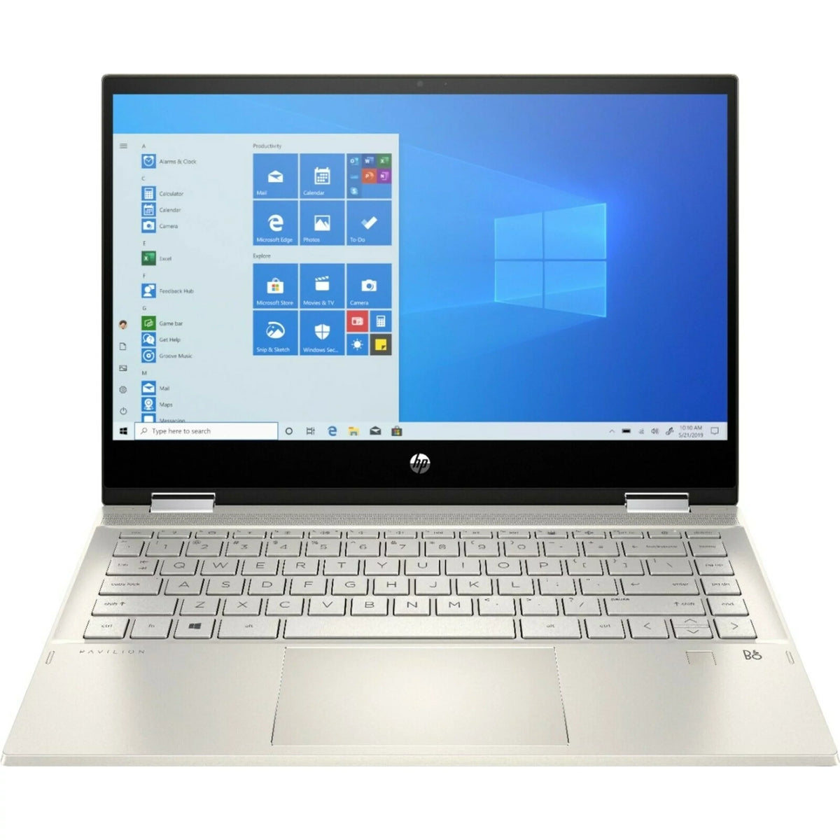 Pavilion x360 14M-DW1033DX 14" Touch 8GB 512GB  Core‚Ñ¢ i5-1135G7 2.4GHz Win10H,Warm Gold (Used)