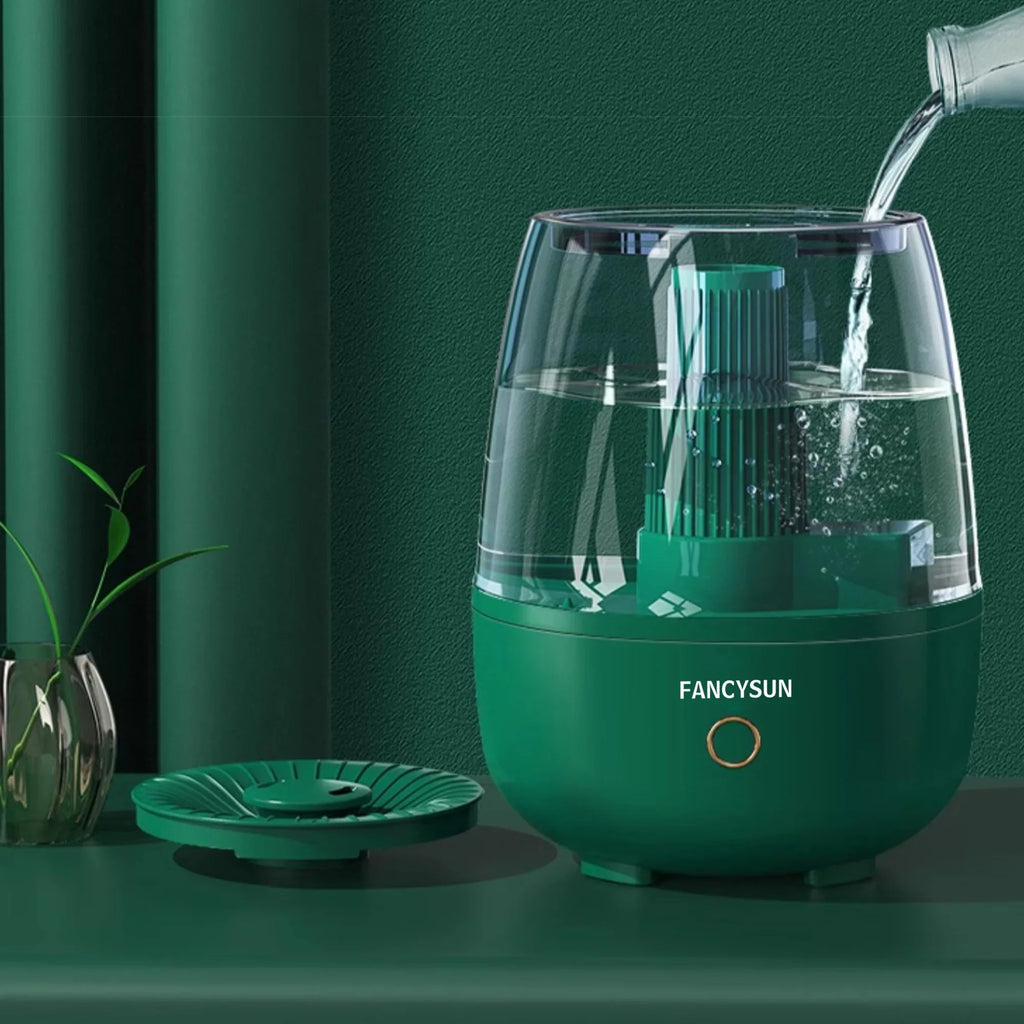 Humidifiers for Bedroom, Cool Mist Humidifier for Home Plant and Baby Nursery, Quiet Ultrasonic Humidifier with 360° Nozzle,Filterless