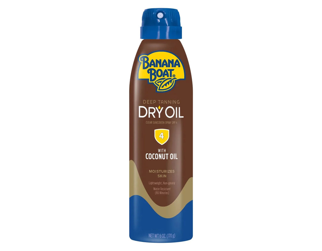 Banana Boat UltraMist Deep Tanning Dry Oil -  4 - 6oz (Pack of 5)