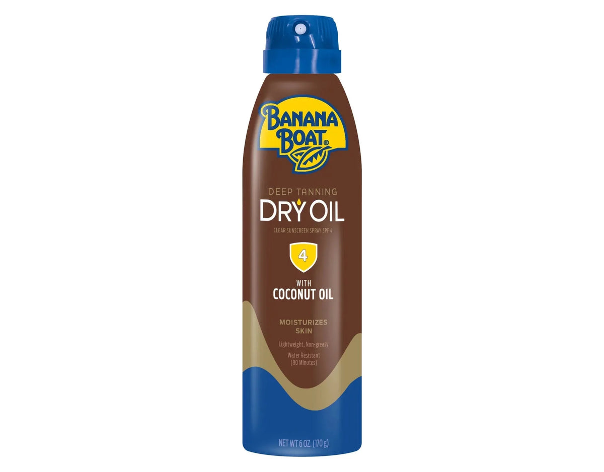 Banana Boat UltraMist Deep Tanning Dry Oil -  4 - 6oz (Pack of 5)