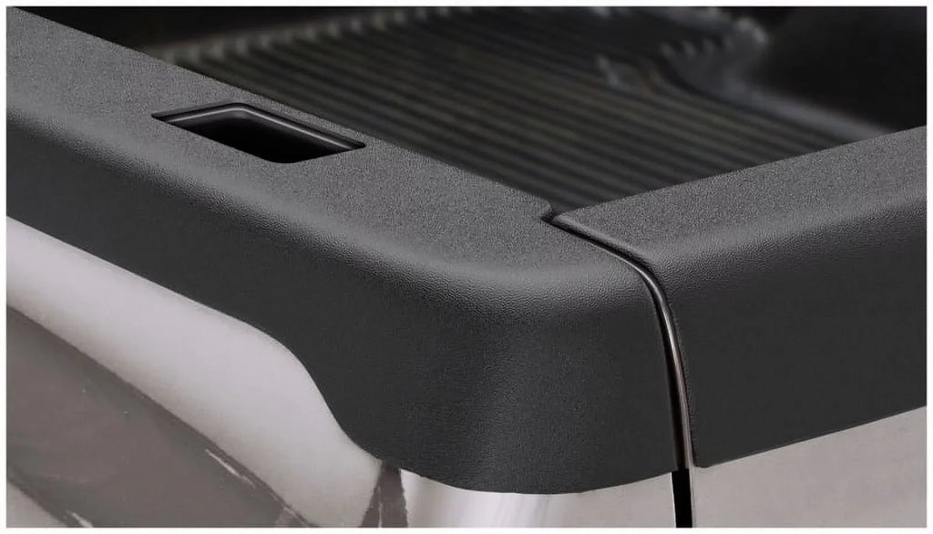 Bushwacker by RealTruck Ultimate BedRail Caps Smooth Back w/ Stake Holes|2-Pc Set Black |28508|Compatible with 93-11 Ford Ranger w/ 6' Bed; 1994-1997 Mazda B4000 w/ 6' Bed (Exc  Models)