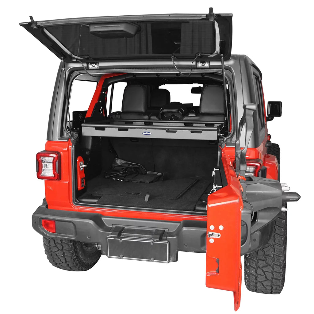 Hooke Road Cargo Carrier for Hard Top Steel Interior fits Jeep Wrangler  2018-2023