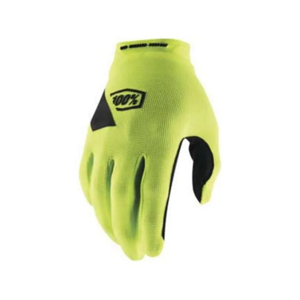 100 Percent  Mens Ridecamp Glove, Fluo Yellow - Extra Large