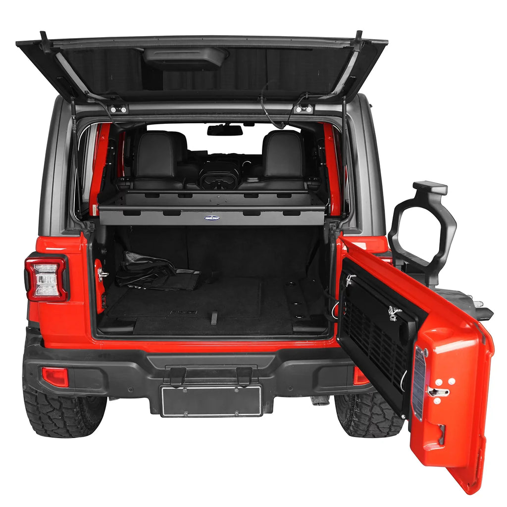 Hooke Road Cargo Carrier for Hard Top Steel Interior fits Jeep Wrangler  2018-2023
