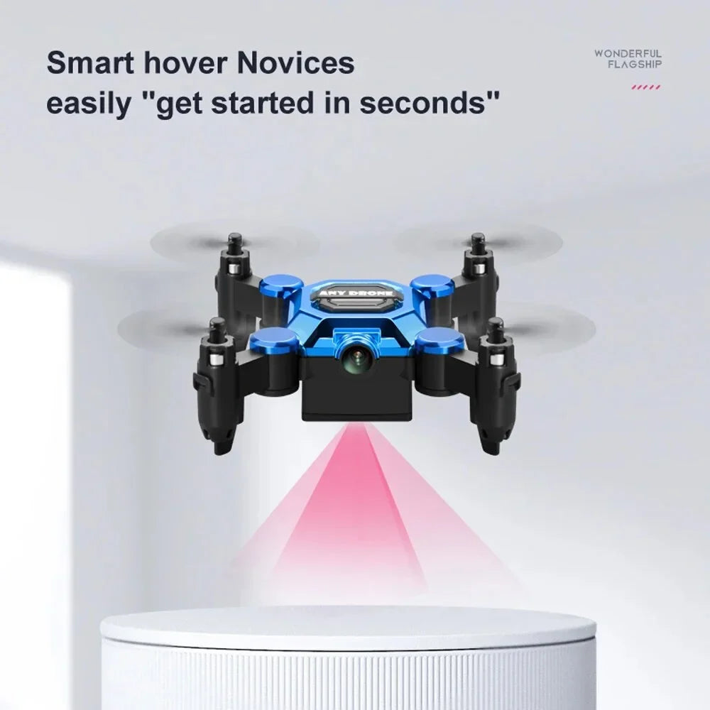 K04 Mini Drone for Kids,  Quadcopter  Camera 360° Flip Headless Drones Foldable  Aircraft One Key Land Auto Hovering Suitable for Beginners Toys Gift