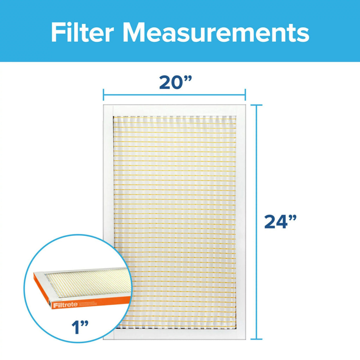 Filtrete 20x24x1 Air Filter,  800  10, Micro Particle Reduction, 4 Filters