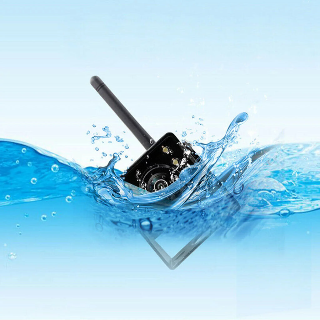 Htovila WiFi Wireless Car Rear View Camera Truck Bus ~36V Automobile  Reverse  Night Vision Backup Camera, IP67 Waterproof Wireless Reversing Monitor