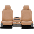 Covercraft SeatSaver Front Row Custom Fit Seat Cover for Select Ford F-150 Models - Polycotton (Tan) Fits select: 2013-2014  F150  , 2011-2012  F150