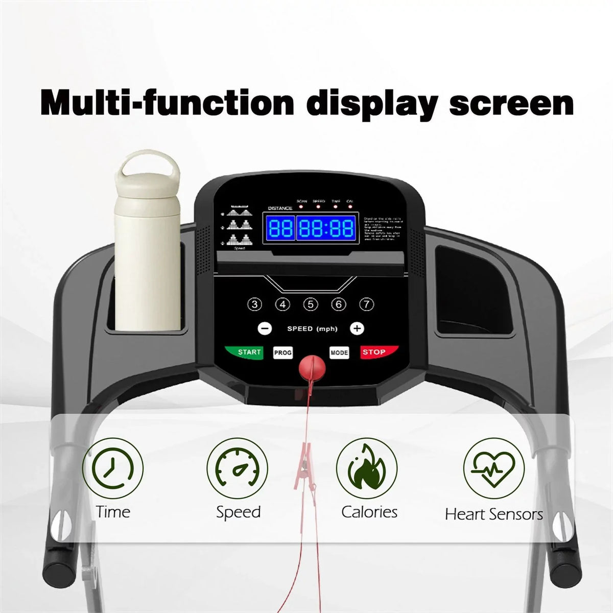 Decor Folding Treadmill for Small Apartment Electric Motorized Space Save