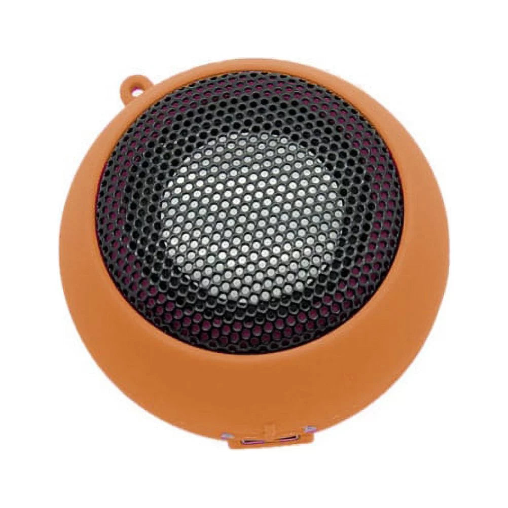 Wired Portable Universal Loud Speaker Orange Multimedia Audio System Rechargeable for Motorola Droid Turbo 2 - OnePlus 6 - Samsung Galaxy Tab S3 9.7 S2  8.0 (-T710)