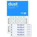AIRx Filters Dust 16x24x2 Air Filter  8  Furnace Pleated Air Filter Replacement Box of 6, Made in the