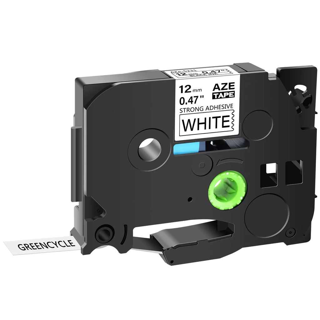 40PK Compatible for Brother P-touch Black on White 12mm  TZe TZe-S231 -S231 TZe-231 -231 Extra Strength Laminated Label Tape