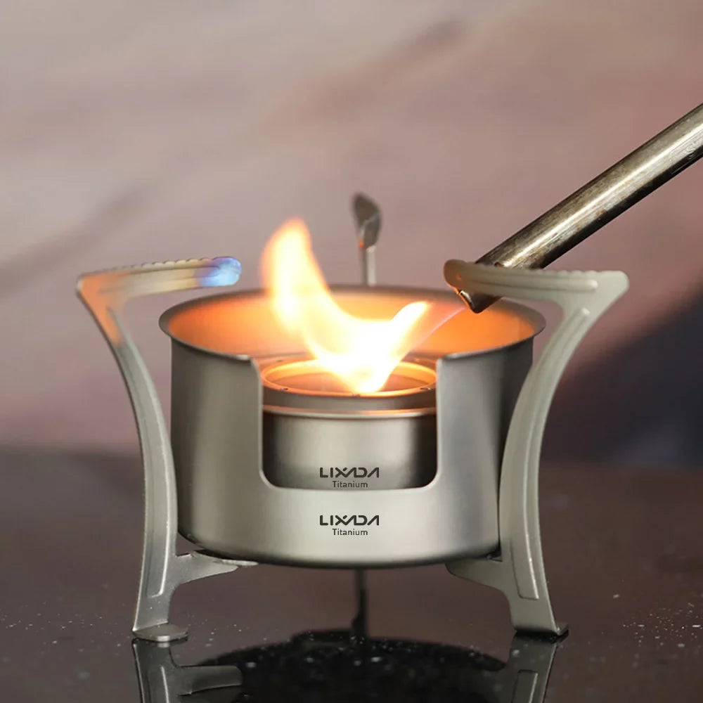 Stove Ultralight Pocket Cooking Stove for Camping Backpacking Picnic Fishing Hiking Fuel Efficient and User Friendly
