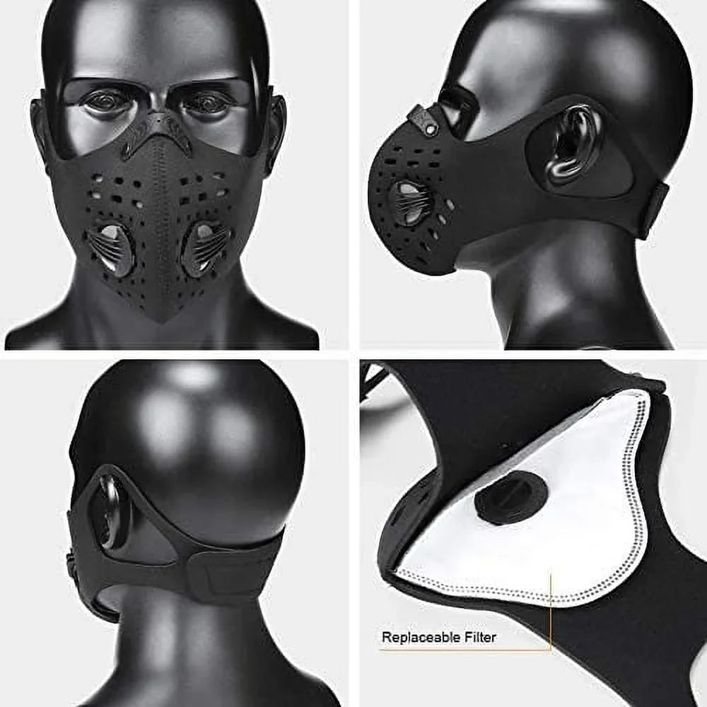 Face Masks -   - 2 Masks with 4 Filters - Ships from