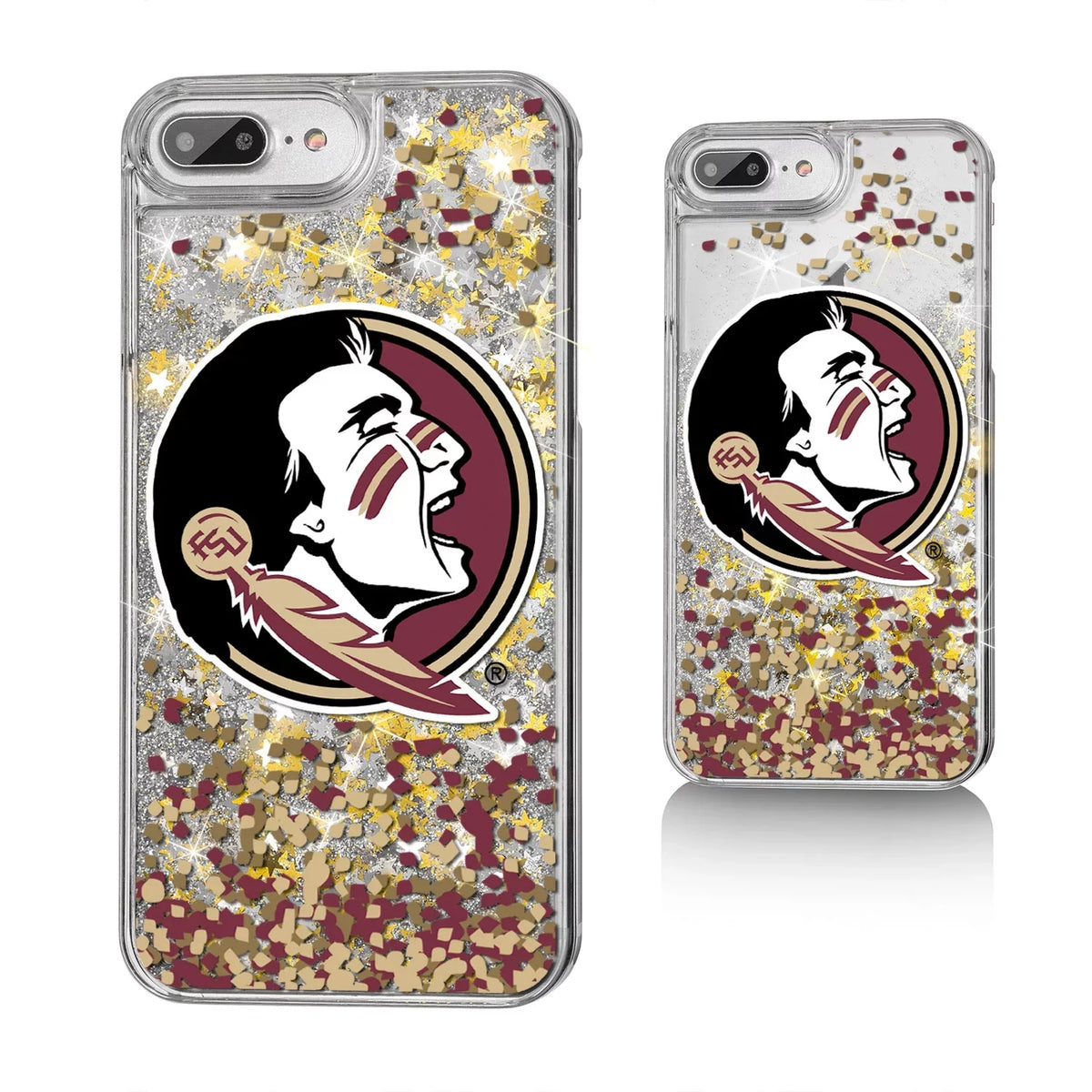 Florida State Seminoles Confetti Glitter Case for iPhone 8 Plus / 7 Plus / 6 Plus
